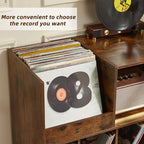 LELELINKY Large 48'' Record Player Stand - Image 3