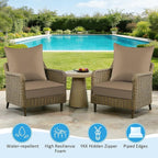 Sunbrella Outdoor Deep Seat & Back Cushion Set, 24 x 24 Inch Water Repellent - Image 4