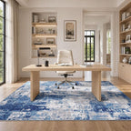 RELEANY Washable 10'x14' Abstract Area Rug - Image 9