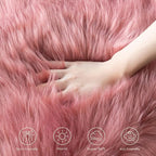 Ashler Faux Fur Rug, Fluffy Shaggy Area Rug Ultra Soft 2.3 x 3.3 Feet Sheepskin - Image 7