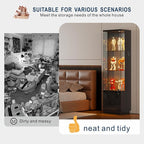 HNEBC Corner Glass Display Cabinet - Image 8