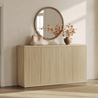 SICOTAS Buffet Cabinet with Storage Accent Sideboard Modern Credenza with Doors - Image 8