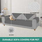 Foxdecor Couch Arm Covers Sofa Arm Cover, Arm Chair Covers Set of 2, Non-Slip - Image 5