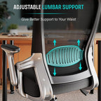 SUNNOW Office Chair, Ergonomic Computer Desk Chair, Sturdy Executive Task Chair - Image 9