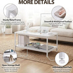 ZenStyle Industrial Coffee Table - Image 4