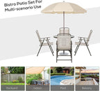 Outsunny 6 Piece Patio Dining Set - Image 6