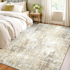 RELEANY Washable 4'x6' Abstract Area Rug - Image 3