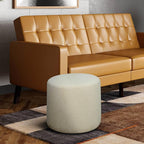 Studio Living Wentworth 19" Round Ottoman, Urban Transitional, Fully Assembled - Image 6