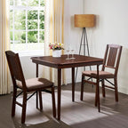 MECO Stakmore Classic Straight Edge Wood Folding Table, No Assembly Required - Image 2