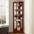 Glass Corner Display Cabinet by NALLBEIRRAA