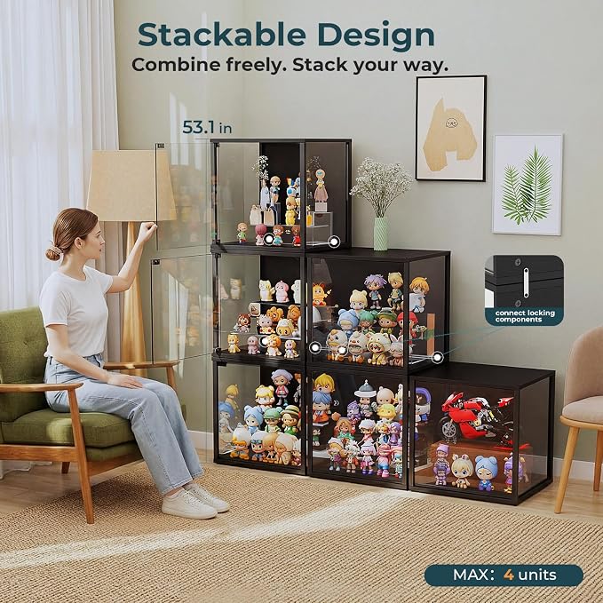 SAYGOER 17" Glass Display Case - Image 4