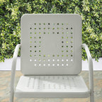 Crosley Furniture Bates 2-Piece Outdoor Chair Set, Retro Metal Patio Chairs - Image 10