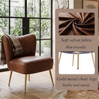 PU Leather Accent Chair Set of 2 - Image 5