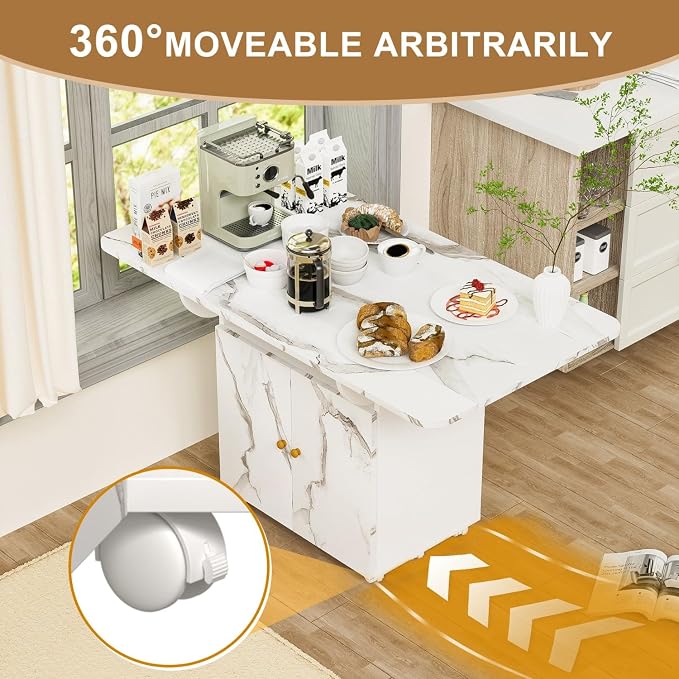 Folding Dining Table for 4-6 - Image 3