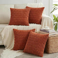 Fancy Homi 4 Packs Decorative Throw Pillow Covers by Fancy+Homi