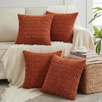 Fancy Homi 4 Packs Decorative Throw Pillow Covers by Fancy+Homi