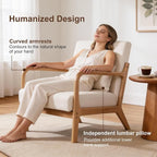 Mid Century Accent Chair, Comfy Arm Chair - Image 4