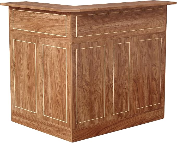 LITTLE TREE Bar Cabinet, 4-Tier Home Mini Bar Cabinet - Image 8