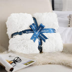 Bedsure GentleSoft Fuzzy Sherpa Faux Fur Twin Blanket White Cozy Gifts - Image 7