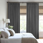 Pinch Pleated Linen Curtains 100% Blackout 84 Inches Long - Image 8