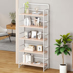 No Assembly Folding Bookshelf, 5 Tiers Collapsible Book Shelf - Image 2
