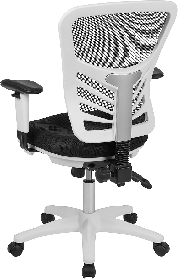 Flash Furniture Nicholas Mid-Back Swivel Office and Gaming Chair, Ergonomic - Image 5