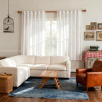 MYSKY HOME White Sheer Curtains 63 inch Length - Image 8