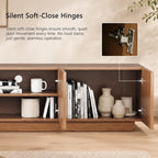 86.61" Mid-Century Modern TV Stand - Image 6