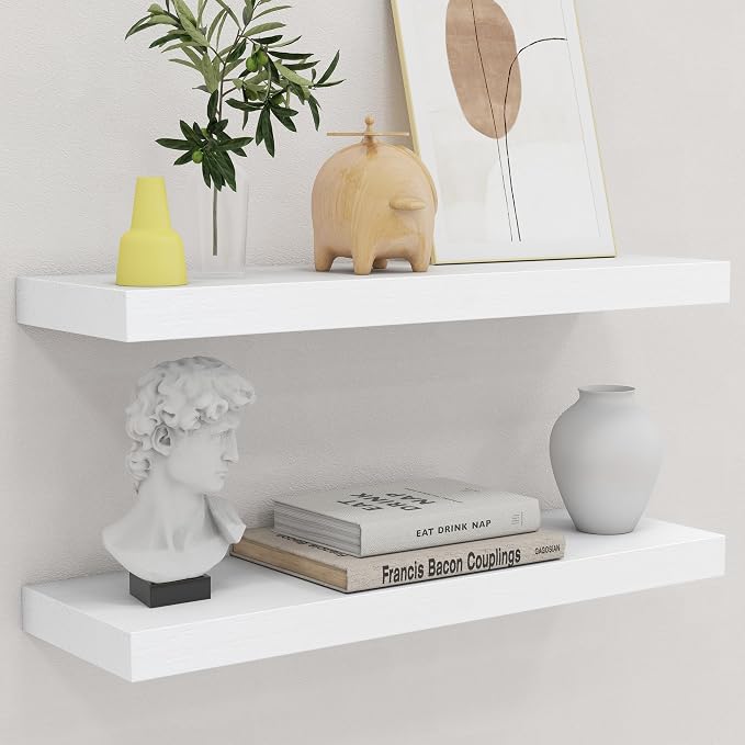 fuqing White Floating Shelves for Wall - Image 8