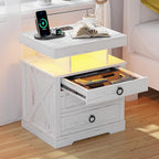 WOOVIVS Side Table with Gun Drawer - Image 3