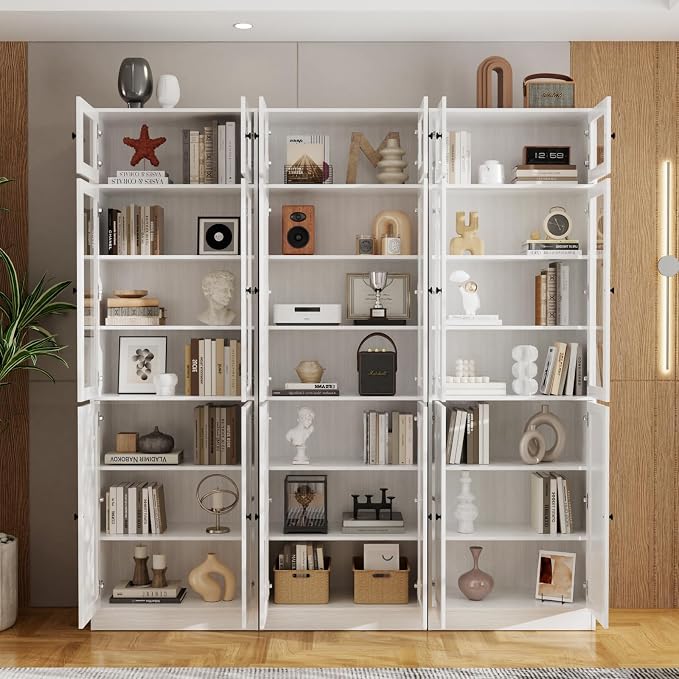 TUSY 85.5" Modern Tall Bookcase - Image 6
