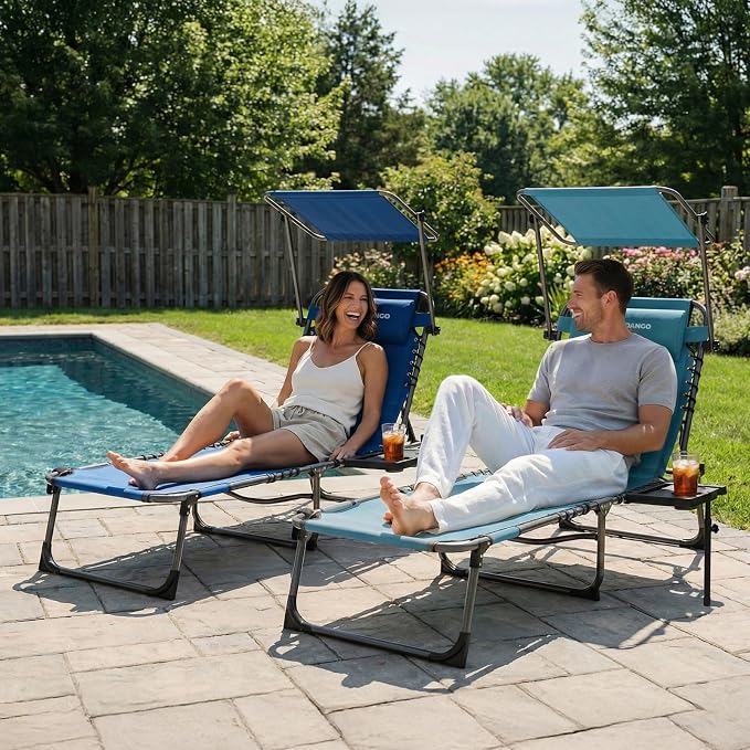 FUNDANGO Heavy Duty Tanning Chair - Image 2