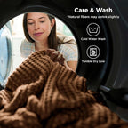 Bedsure Cooling Cotton Waffle Full Size Blanket - Image 6