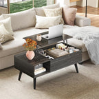 WLIVE Coffee Table for Living Room, Lift Top Coffee Table - Image 2