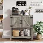 Mufico Console Table with 2-Door Cabinet Coffee Bar Cabinet Sofa Table by Mufico