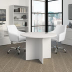 Bush Business Furniture 42-inch Round Conference Table - Image 2