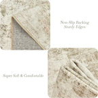 Soalmost Abstract Rug 5x7 Washable Area Rugs - Image 7