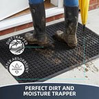 Front Door Mat Outside Entrance, Heavy Duty Waterproof Doormat | 73"x46" - Image 3