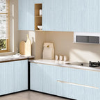 Light Blue Textured Grasscloth Peel and Stick Wallpaper, Waterproof Removable - Image 7