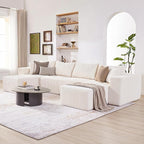 Weture 135.4" Cloud Couch Sectional, Modular Sectional Sofa - Image 6