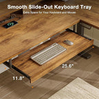 Casaottima 59 Inch Electric L-Shaped Standing Desk - Image 8