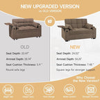 Auvsoce 65'' Chaise Lounge Chair Indoor, 3-in-1 Convertible Sofa Bed - Image 6