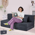 Folding Sofa Bed, 4 in 1 Convertible Sleeper Chair by HILEROSinkintoComfort