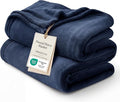 Bedsure GentleSoft Fleece Bed Blankets Full Size Navy by Unknown