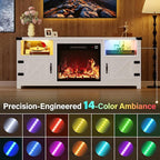 YESHOMY LED Fireplace TV Stand - Image 5
