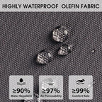 Rocking Chair Cushions with Pillow, Waterproof and Fade-Resistant Thicken - Image 3