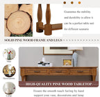 Knocbel Long Antique Entry Console Table - Image 11