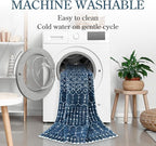 Lahome Moroccan Washable Runner Rug 2x10, Non Slip Hallway Runner Rug 10 Ft - Image 3