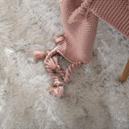 Goolela Round Sheepskin Rug 5ft Fluffy Circle Fuzzy Faux Fur Rug - Image 6