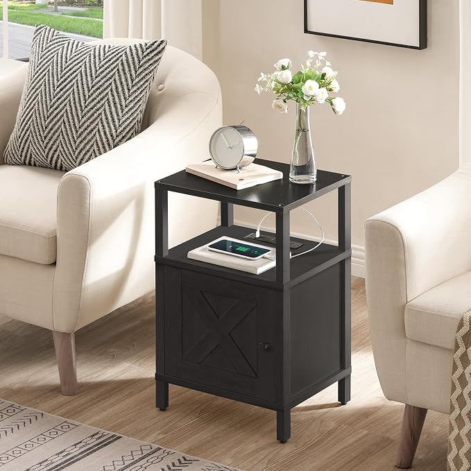 MAHANCRIS Farmhouse Nightstand - Image 2